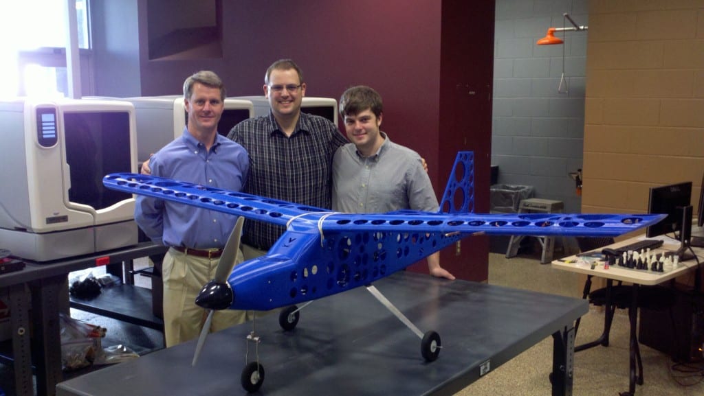 3D Printed plane flies with speed 45 mph